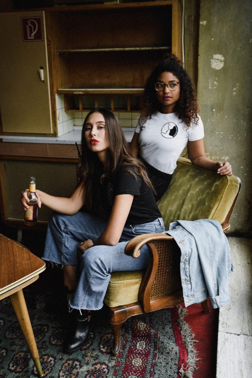 modern bohemian lifestyle two girls in a boho inspired room